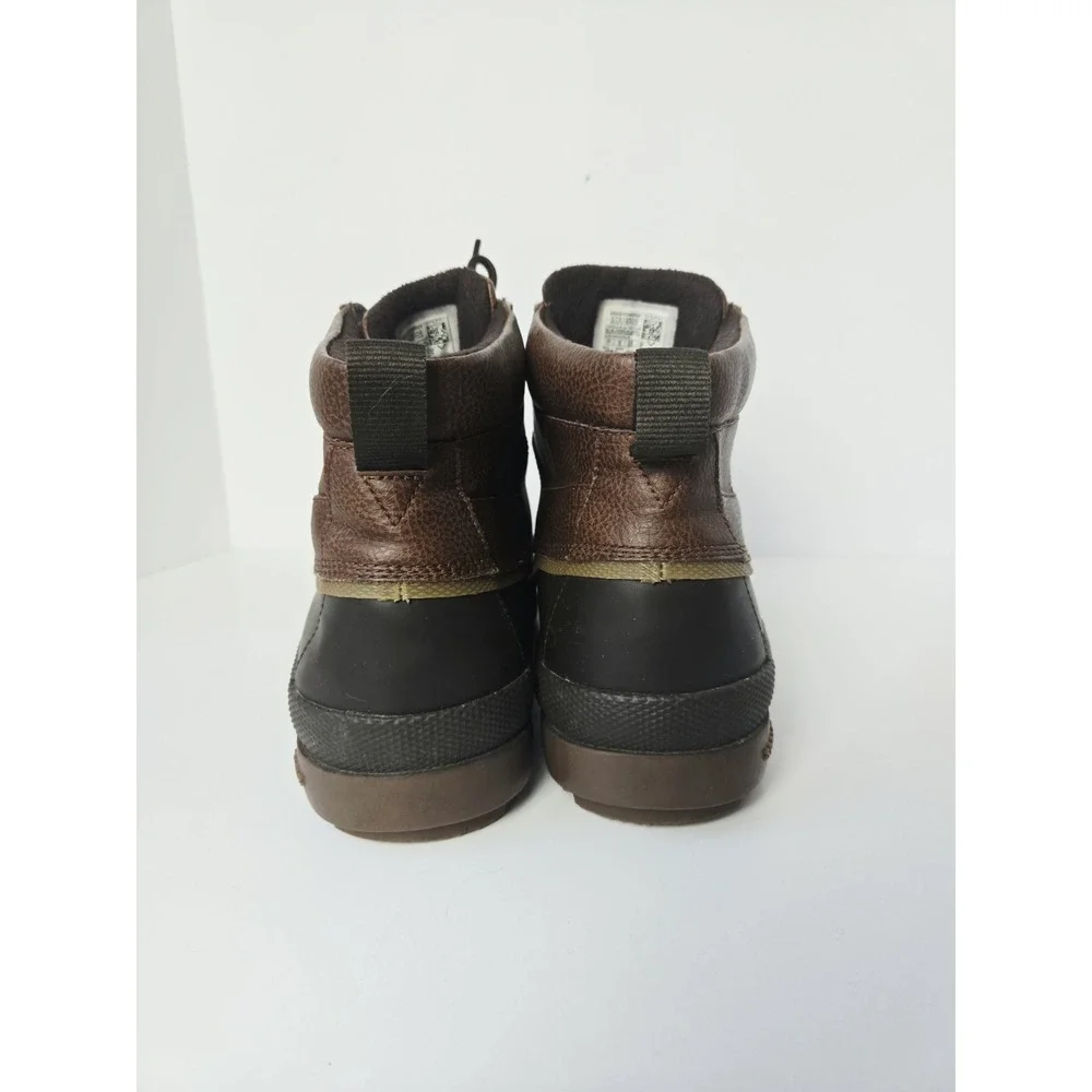 Sperry Mens Top Sider brown rain boot insultaed sz 11